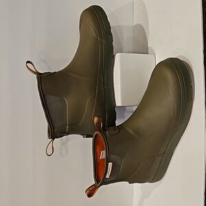 GRUNDENS Deck Walk Ankle Boots Waterproof Pull Tabs Fishing Sports Marine Sz12